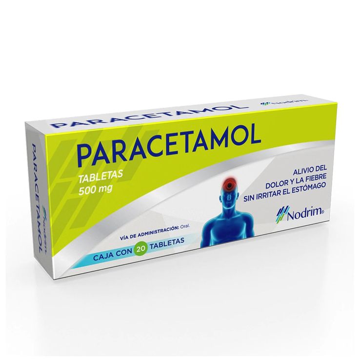 Paracétamol 500 mg – Boîte de 20 comprimés